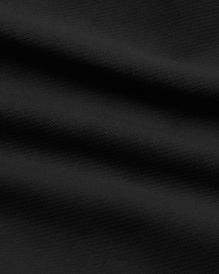 Close-up of 9 Black Chino Shorts 2.0 fabric texture.