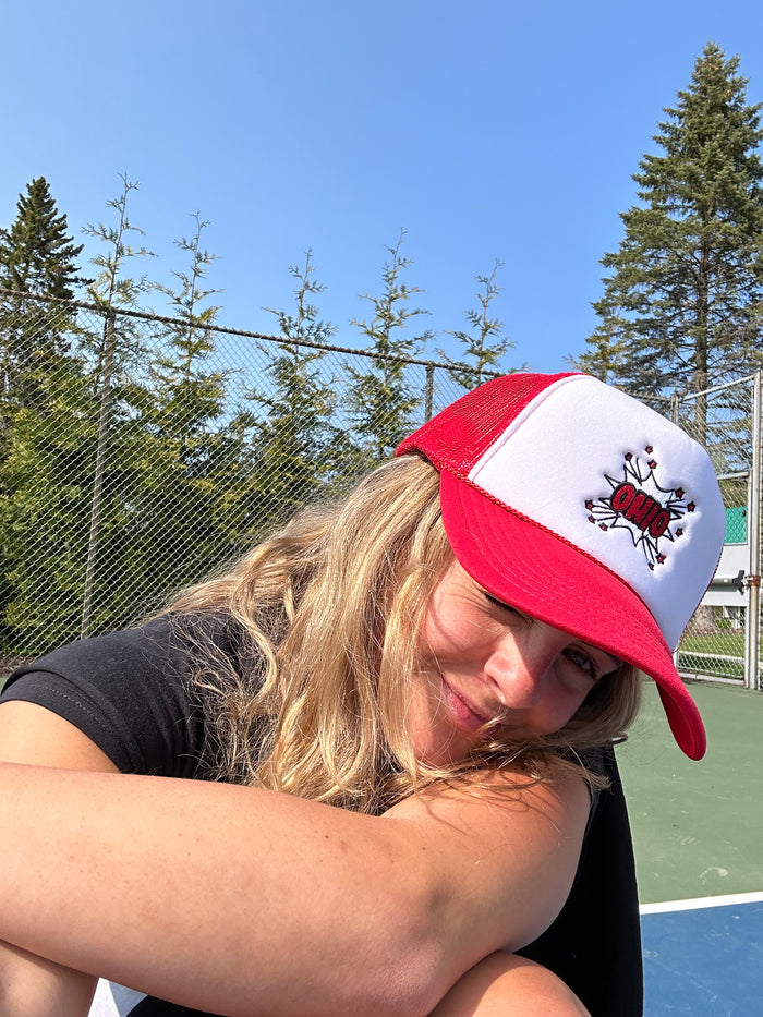 Ohio Burst Trucker Hat