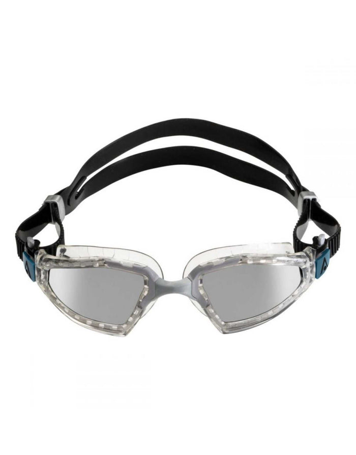Aquasphere Kayenne Pro titanium mirrored swim goggles with clear lens