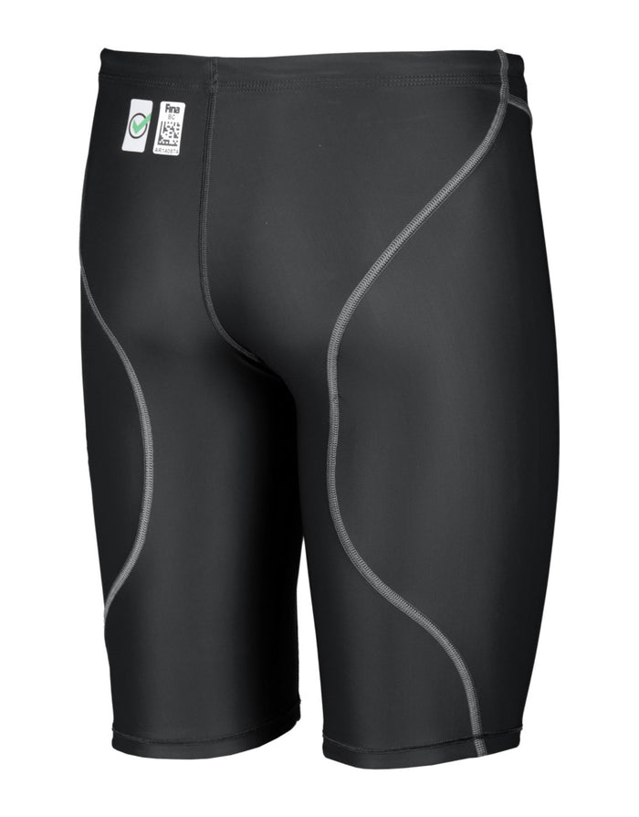 Arena Powerskin ST NEXT Jammer black compression shorts with gray accents, recycled materials
