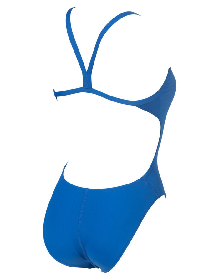Royal blue Arena Team Challenge Solid swimsuit with crisscross back