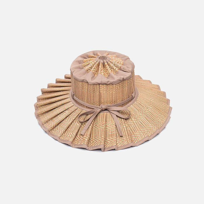 Baby & Kids Hand Woven Natural Grass Capri Hat - Flores Bungalow