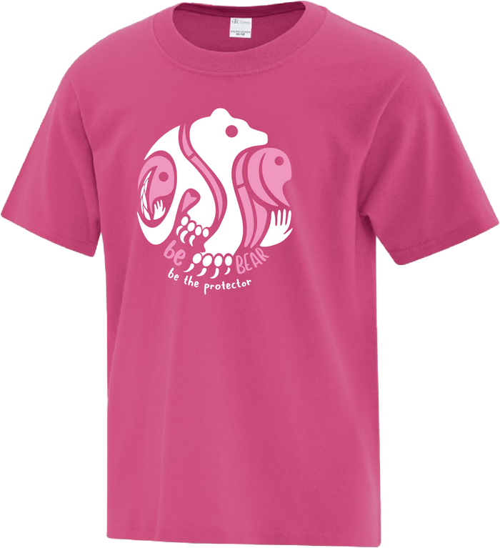 Be The Bear, Be the Protector - Pink Shirt Day 2024 Youth Tee