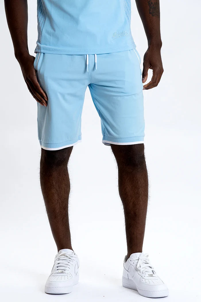 (B&T) MAKOBI "RICCI CORE" SHORT - M601B - LIGHT BLUE