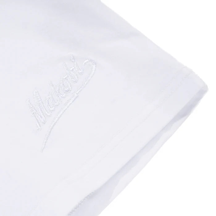 (B&T) MAKOBI "VEGAN BURGER" T-SHIRT - M306B - WHITE