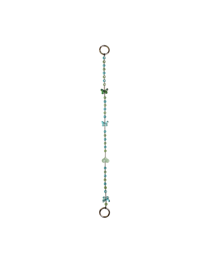 BUTTERFLY BAG CHAIN BLUE GREEN