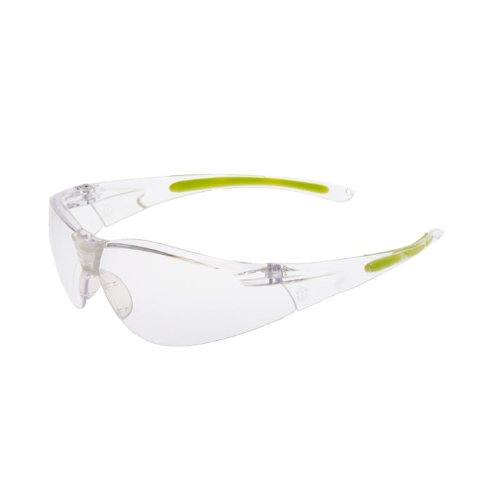 Citron Clear Frame Clear Lens Safety Glasses