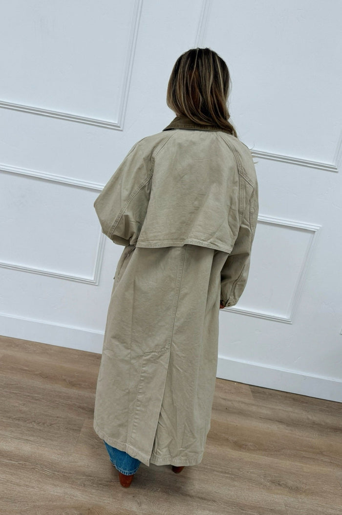 Column Trench Coat