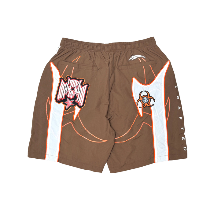 CRAFTED FASHION SHORT SET - CR576 - BROWN