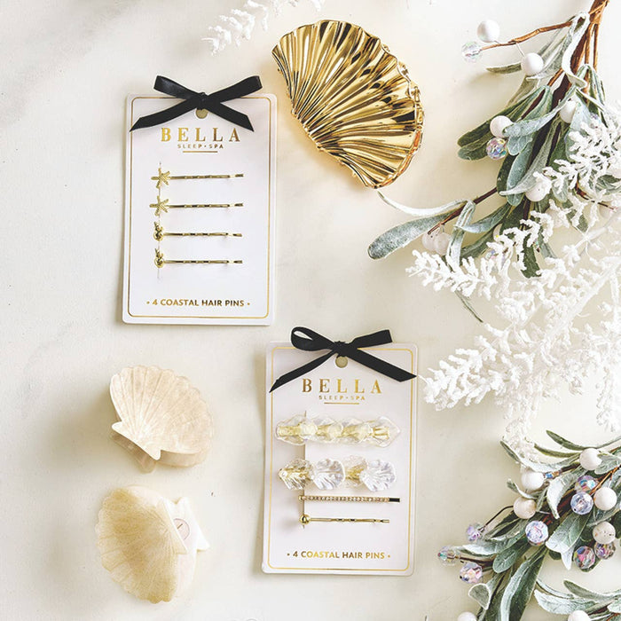 Hair Pins - Seashells - Set of 4
