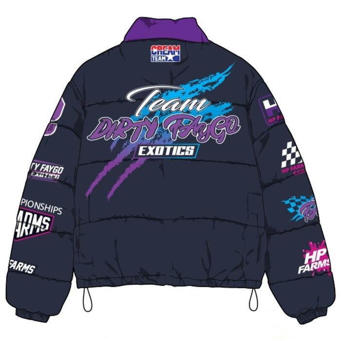 HP FARMS DIRTY FAYGO BUBBLE JACKET - 421-37432- NAVY