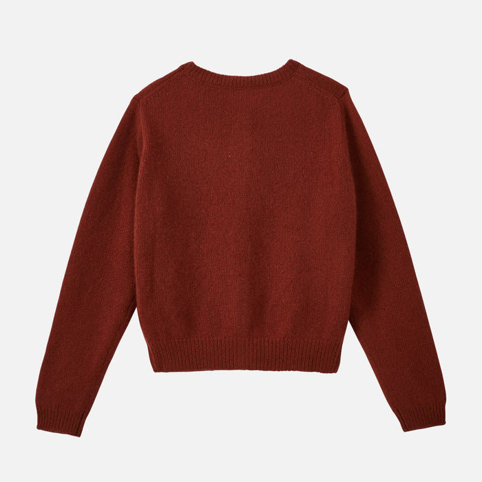 Kids Cashmere Rosa Cardigan - Cinnamon