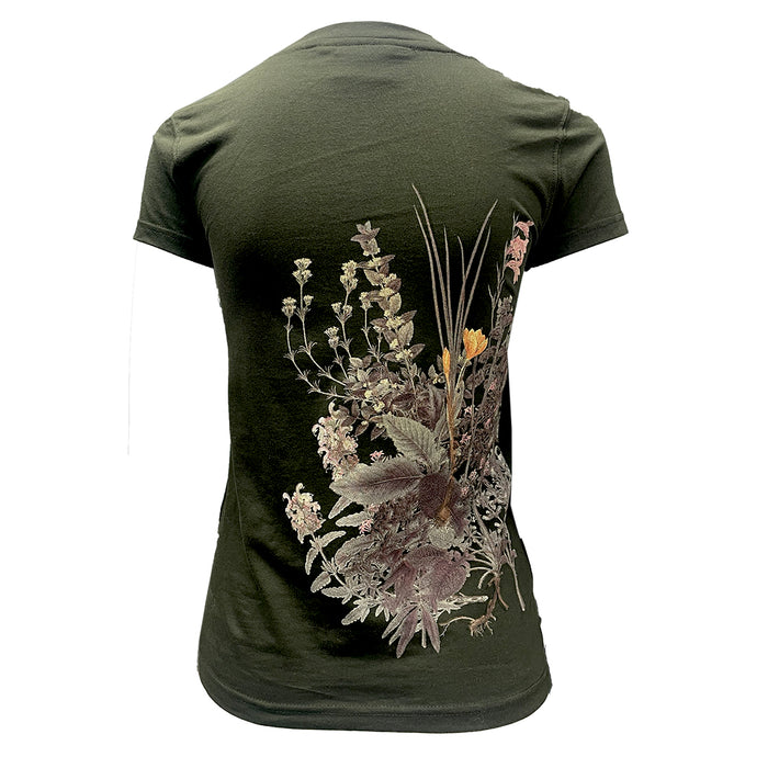 Ladies Green Trinity Botany T-shirt