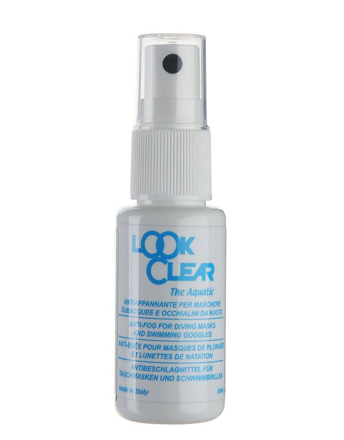 Look Clear anti-fog goggle spray for diving masks and snorkels