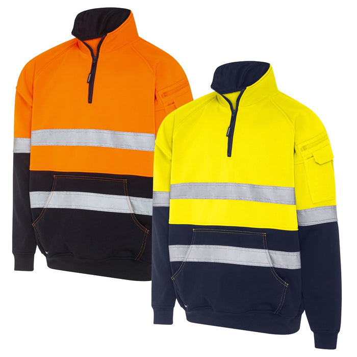 Mack 2T Taped 1/4 Zip Reycled Poly Fleece Jumper MK9186528