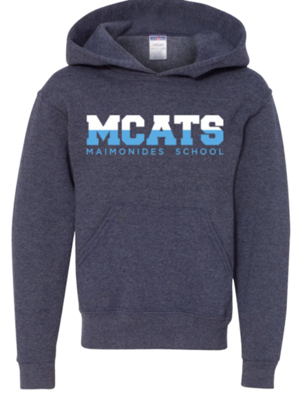 Maimonides Split Color Logo Hoodie