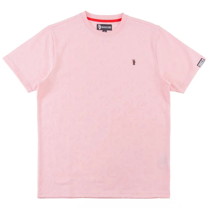 MAKOBI "SARTONI EMBOSSED" T-SHIRT - M316 - PINK