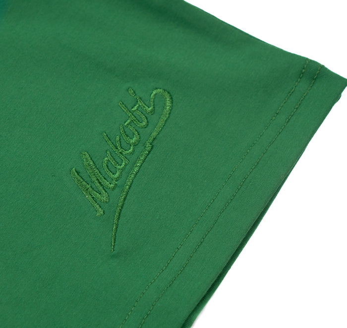 MAKOBI "VEGAN BURGER" T-SHIRT - M306 - GREEN