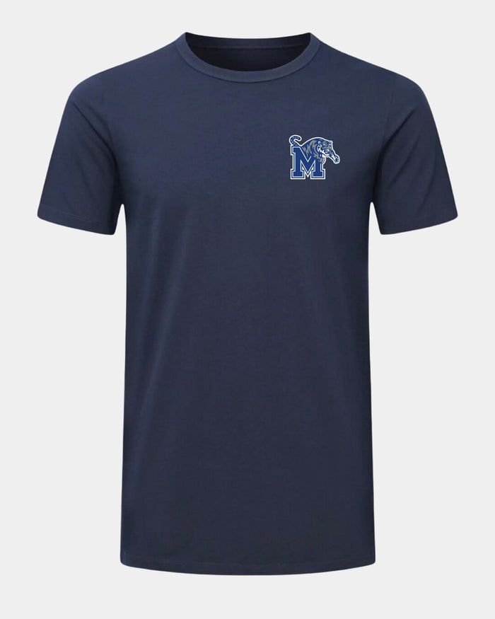 Memphis Slam Dunk Spectacle 2.0 Navy T-Shirt Front
