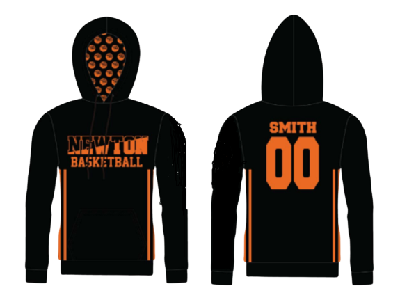 Metrowest Sublimated Custom Hoodie Split Color Front.