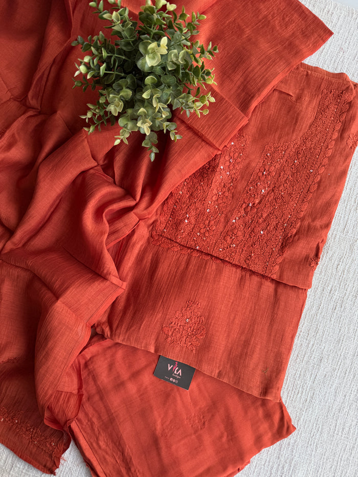 Mul chanderi salwar suit material