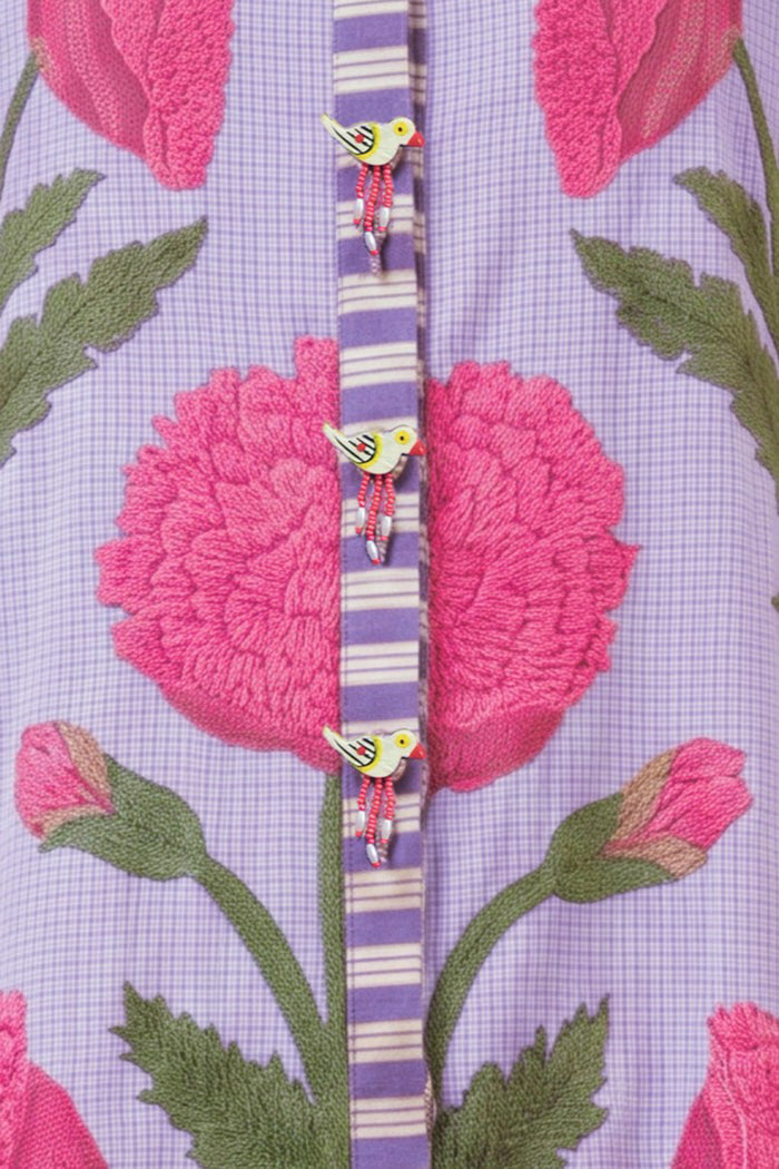 Multicolour Floral Printed Straight Cotton Kurta Co-ord