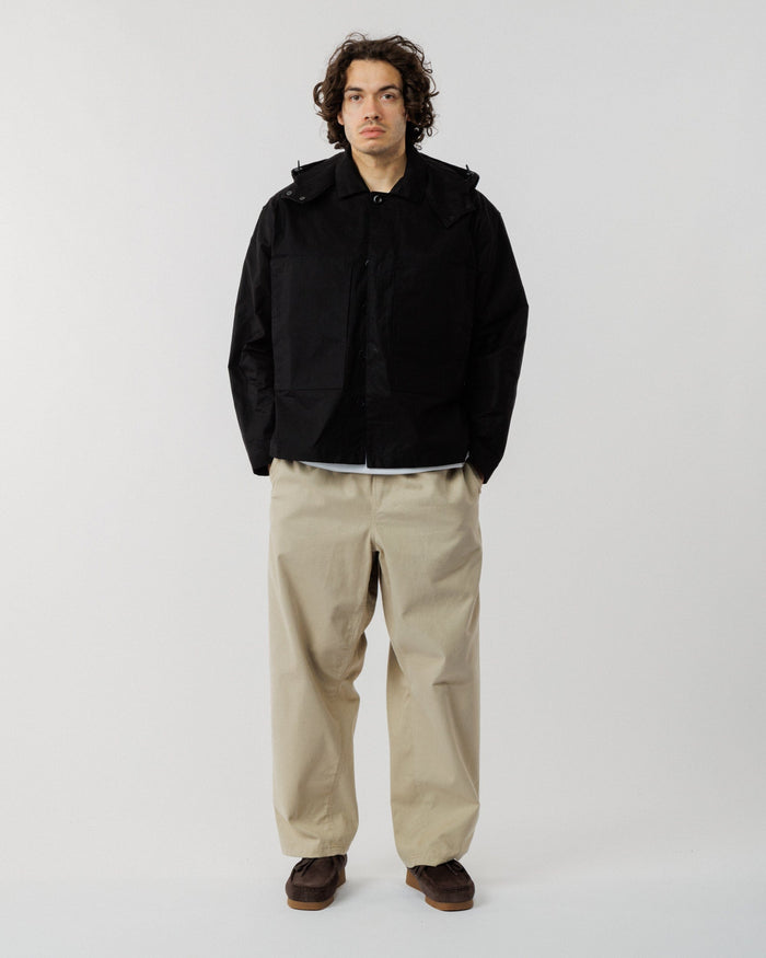 Nell Overshirt & Hood Set - Black