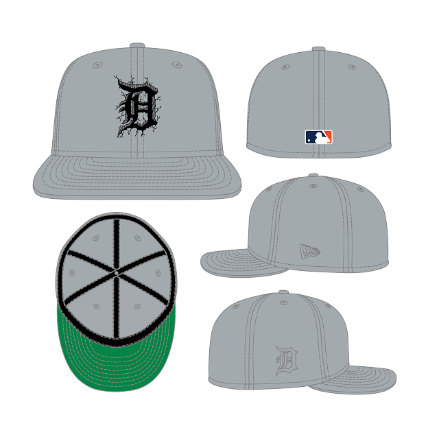 NEW ERA FITTED 59FIFTY CRACKED - DETROIT TIGERS - 60693544