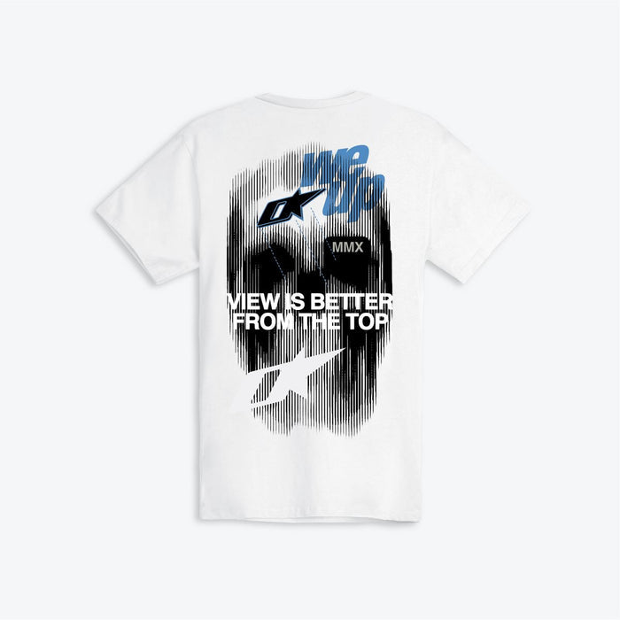 OUTRANK VIEW IS BETTER FROM THE TOP T-SHIRT - OR3910T - WHITE