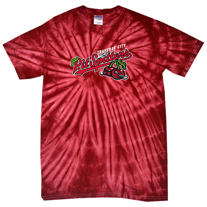 Primary Logo Crimson Tie-Dye Tee
