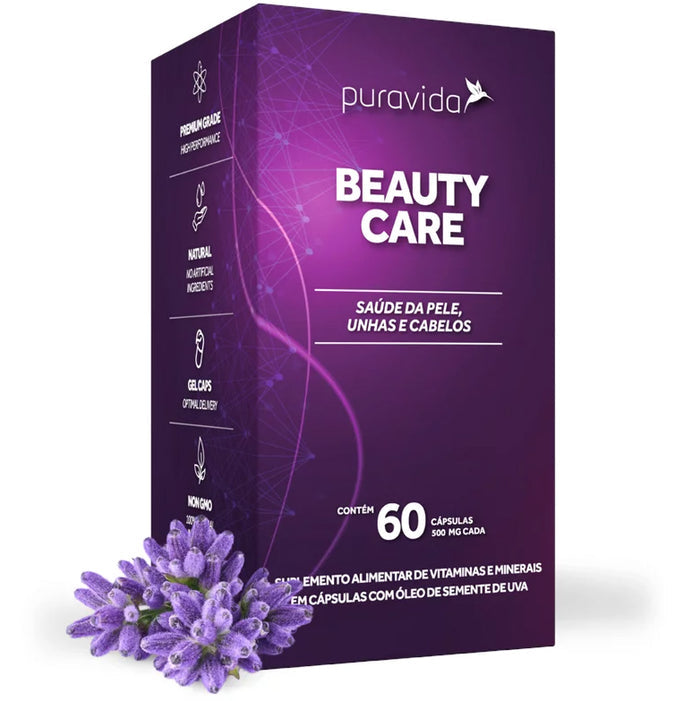 PURAVIDA | Beauty Care para Unha, Pele e Cabelos (60 cápsulas)