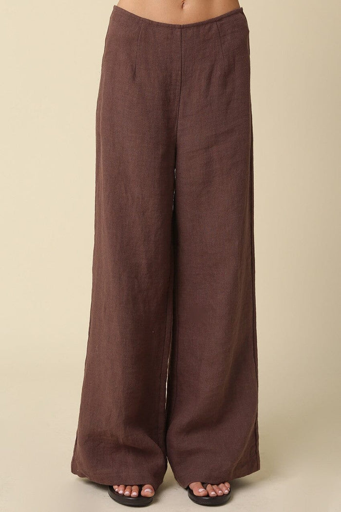 Remi Linen Pants-Bottoms-Uniquities