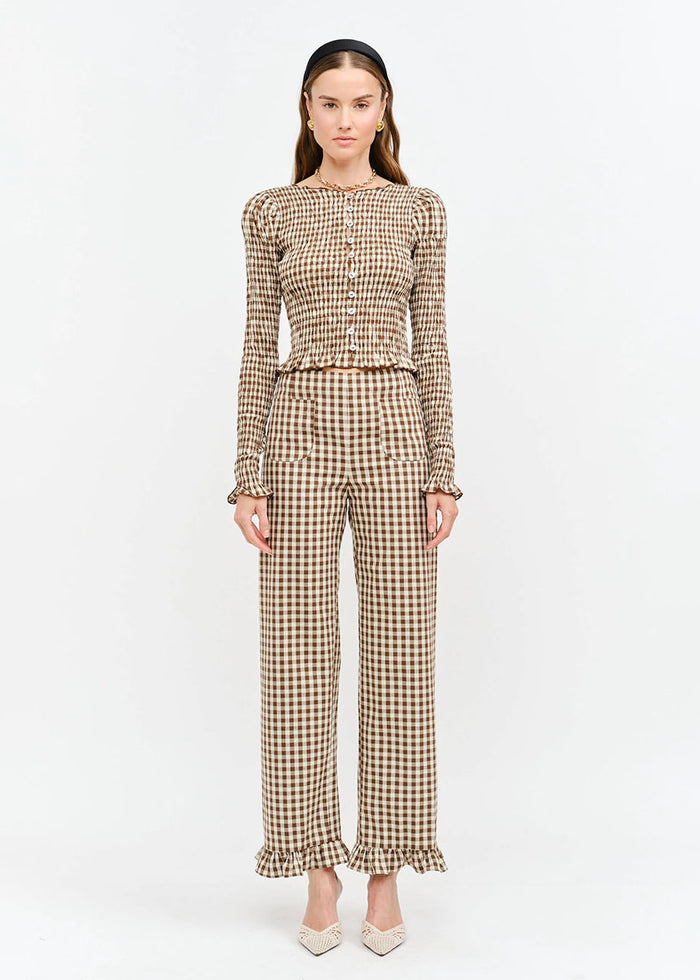 Rhodes Top - Brown