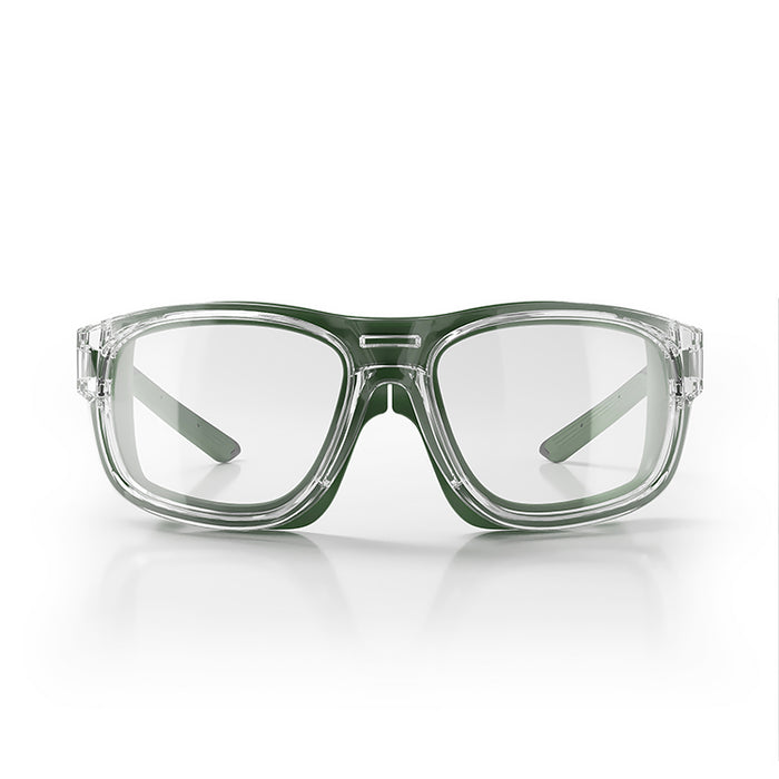 SafeStyle Switches Clear/Green Frame Clear Lens