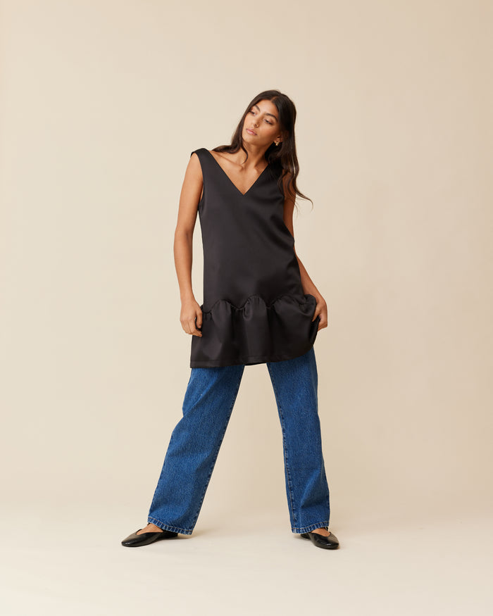 SAKURA COCKTAIL DRESS BLACK
