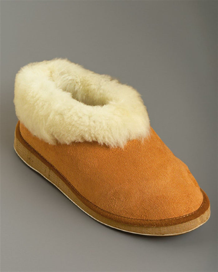 Sheepskin Slipper Boot - Natural - Image 2 - The Classic Boutique