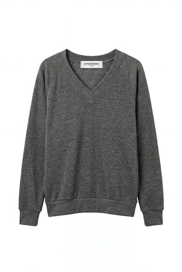 Sinead V Neck Sweatshirt-Tops/Blouses-Uniquities