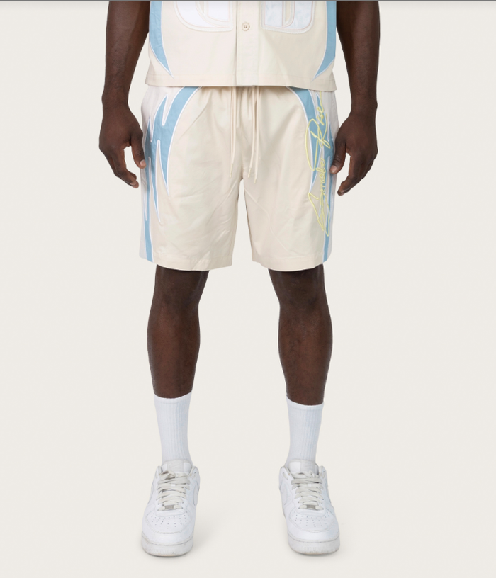 SMOKE RISE SEIZE THE MOMENT WOVEN SHORT - WS26S487 - TURQ