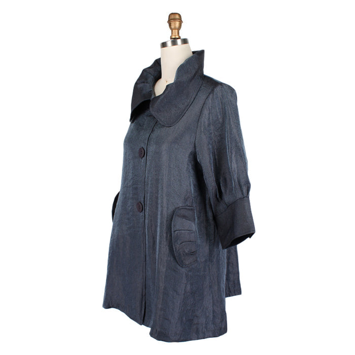 Solid Swing Jacket in Pewter - 200 -PWR