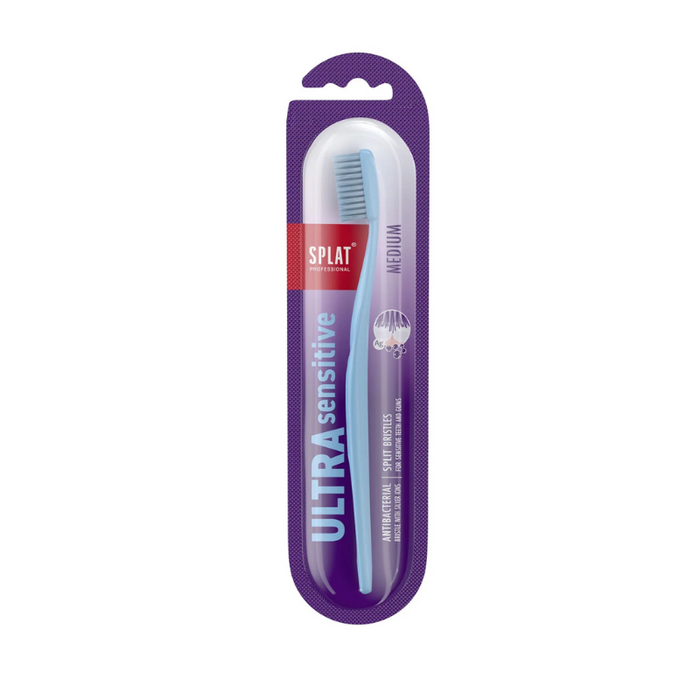 SPLAT® - ULTRA SENSITIVE TANDBØRSTE - MEDIUM - BLÅ