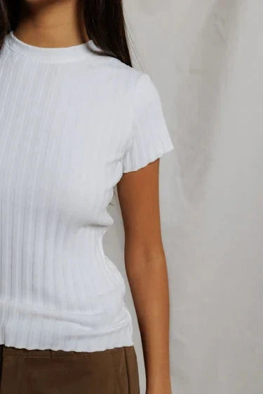 Suri Cap Sleeve Tee-Tee Shirts-Uniquities
