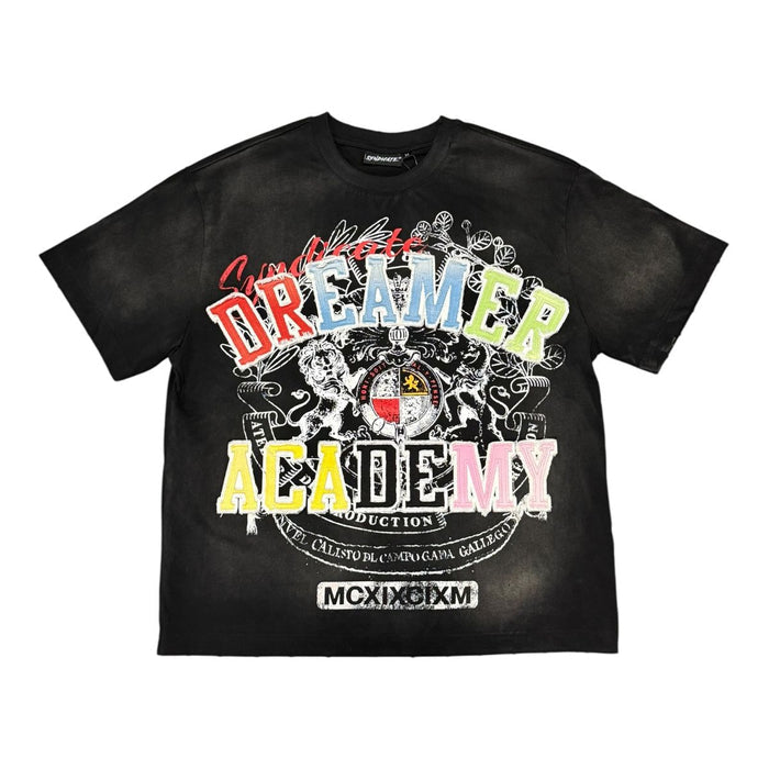 SYNDICATE DREAMER TEE - SYN_TEE 16 - BLACK WASH