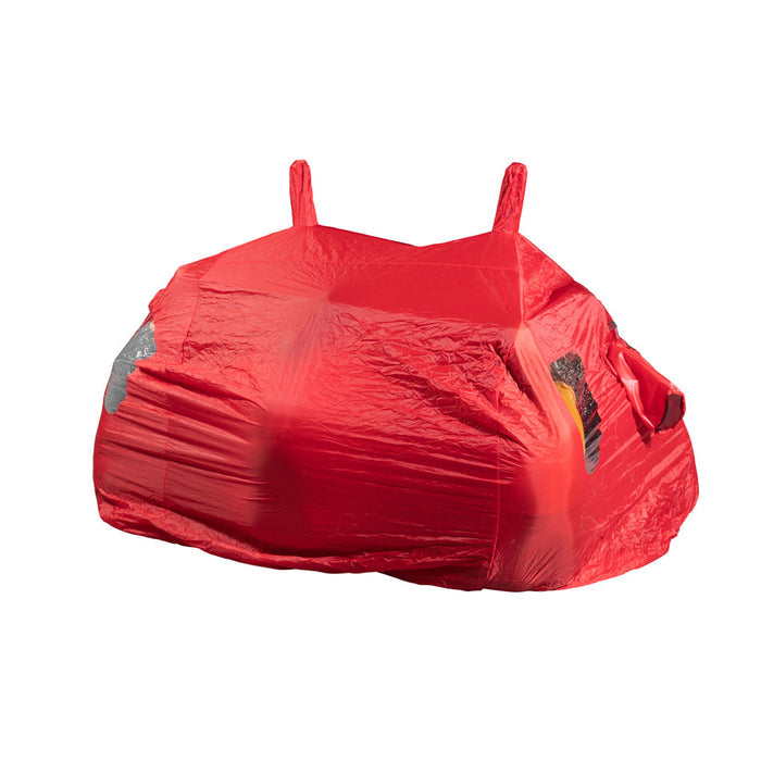 Terra Nova 8 man bothy bag with people inside it