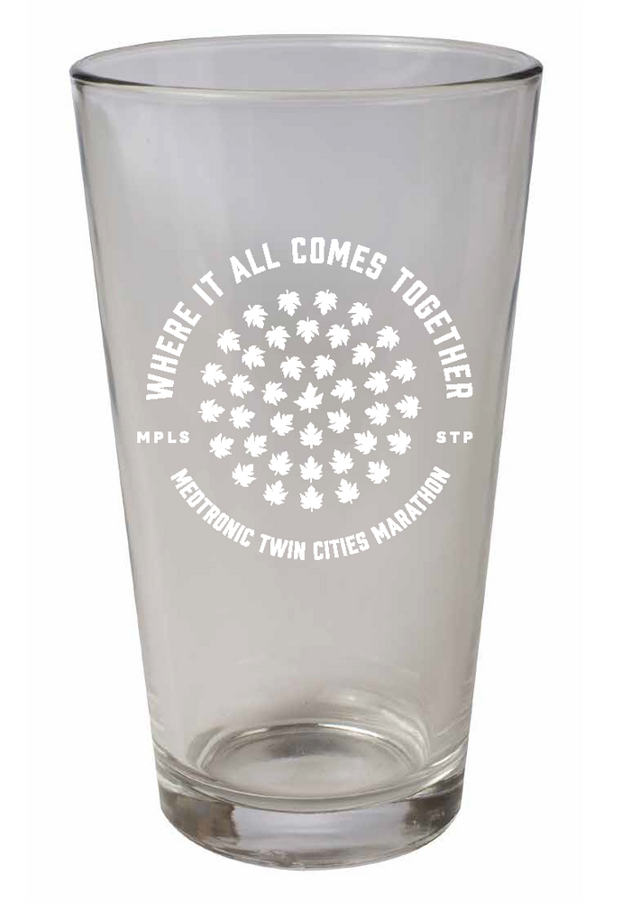 Twin Cities Marathon Pint Glass