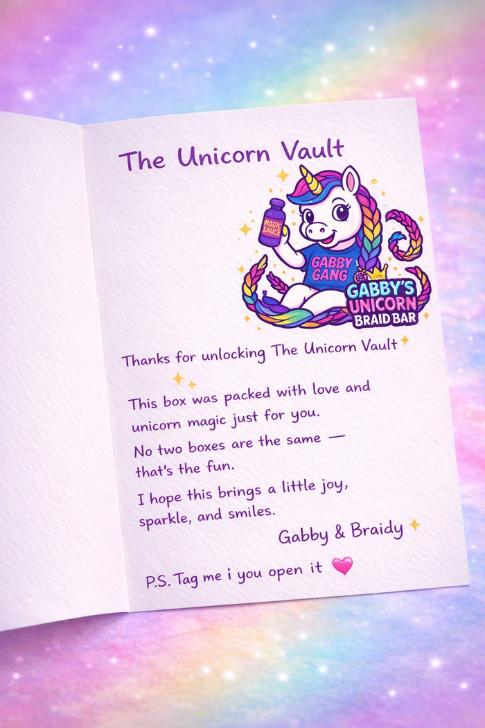 UNICORN VAULT – $25 MYSTERY BOX