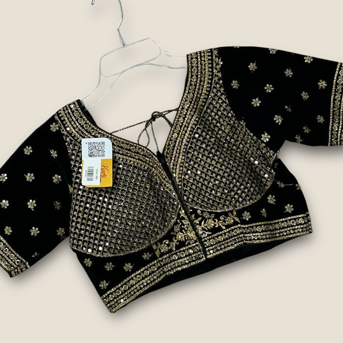 Velvet blouse by Kurti Connection USA