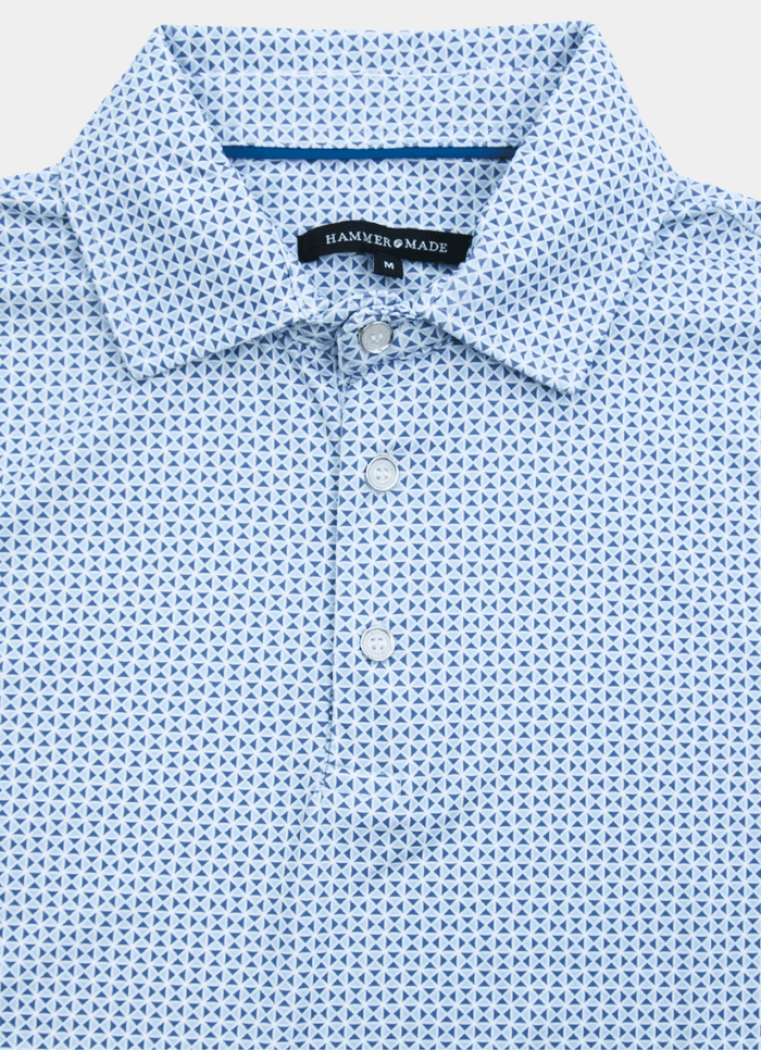 Walseth Printed Stretch Polo - 15584-83680 - Hammer Made
