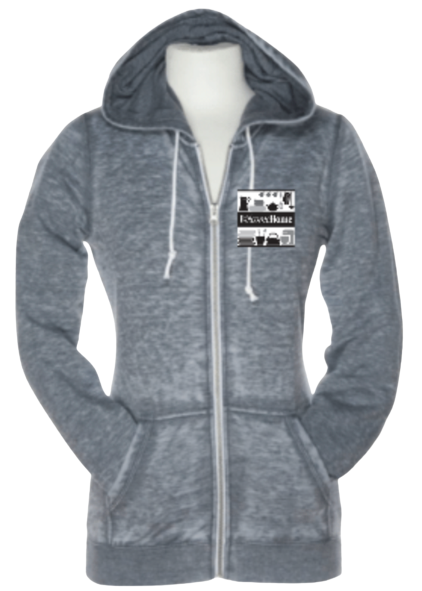 Welcome Home Light Weight Burn Out Full Zip