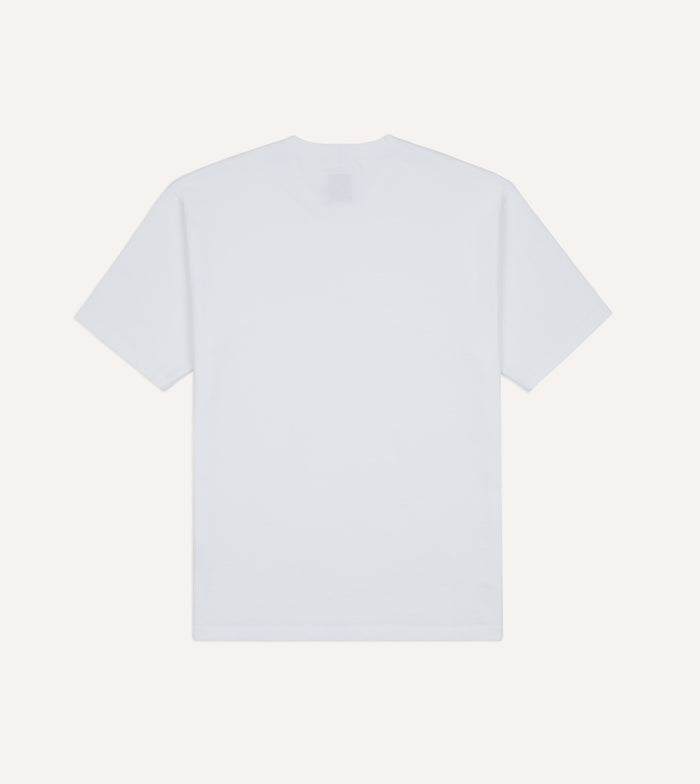 White 'Blackthorn' Embroidered Short-Sleeve Hiking T-Shirt