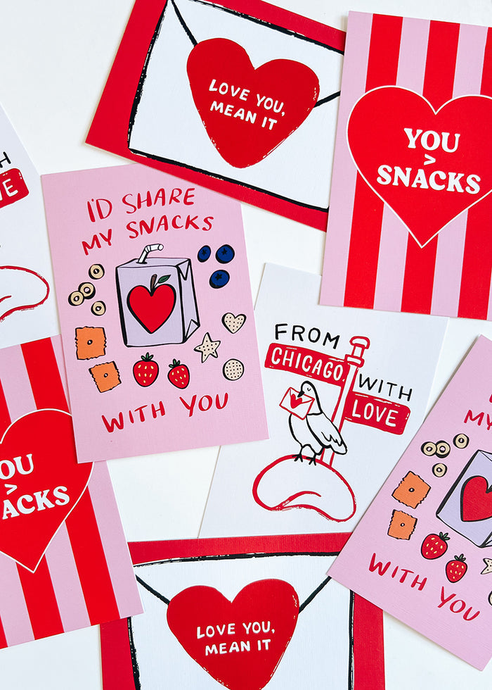 You > Snacks Postcard